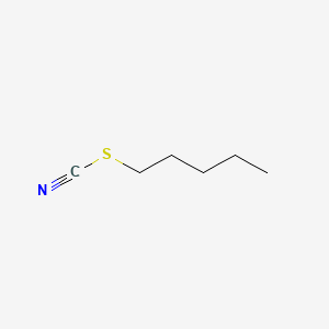 2D Lewis structure of pentyl isothiocyanate