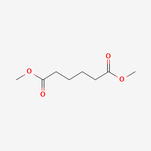 2D Lewis structure of dimethyl adipate