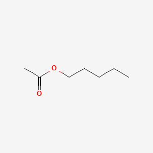 2D Lewis structure of amyl acetate