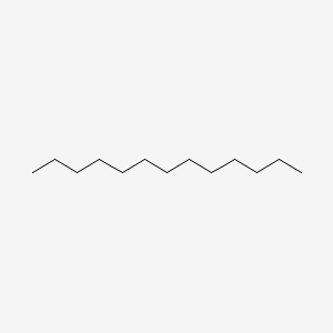 2D Lewis structure of tridecane