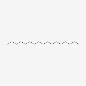 2D structure of heptadecane