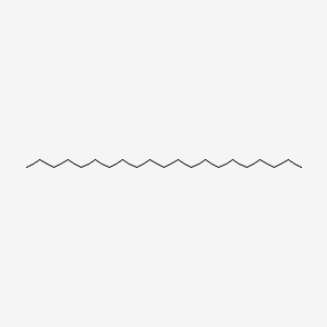 2D Lewis structure of heneicosane