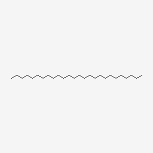 2D structure of hexacosane