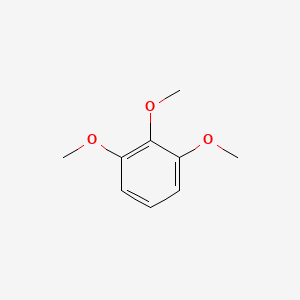 2D structure of 1,2,3-trimethoxybenzene
