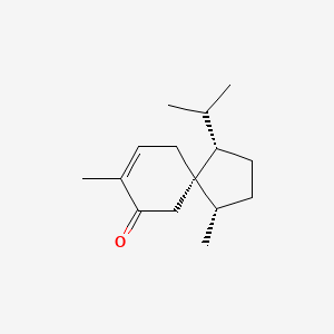 2D structure of acorenone
