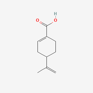2D Lewis structure of perillic acid