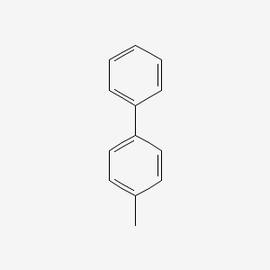 2D Lewis structure of 4-methylbiphenyl