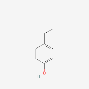 2D structure of 4-propylphenol