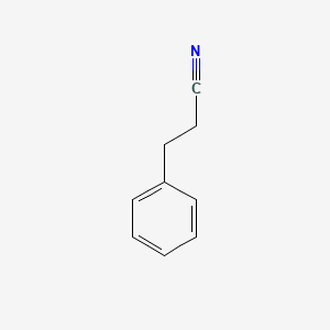 2D structure of 3-phenylpropanenitrile