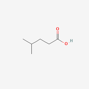 2D Lewis structure of 4-methylpentanoic acid