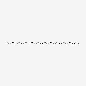 2D Lewis structure of tetracosane