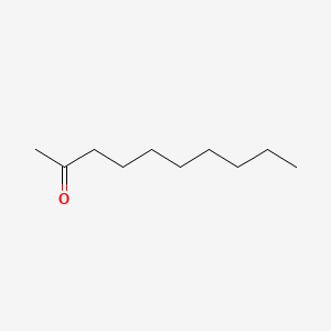 2D Lewis structure of 2-decanone