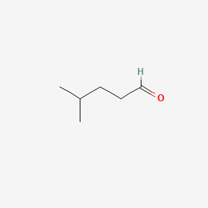 2D Lewis structure of 4-methylpentanal