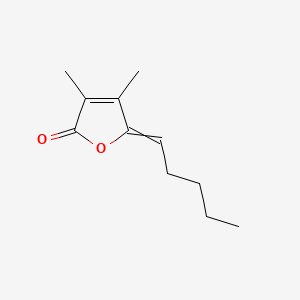 2D Lewis structure of bovolide