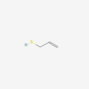 2D structure of allyl mercaptan