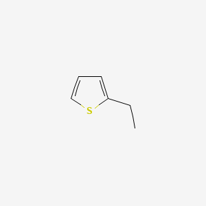 2D Lewis structure of 2-ethylthiophene