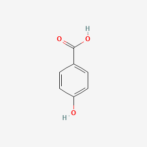 2D structure of 4-hydroxybenzoic acid