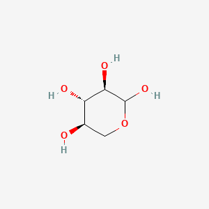 2D Lewis structure of d-xylose