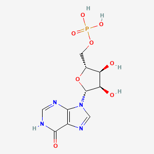 2D Lewis structure of inosinic acid