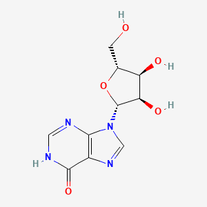 2D Lewis structure of inosine