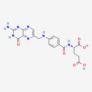 2D structure of folic acid