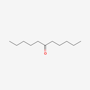 2D Lewis structure of 6-undecanone