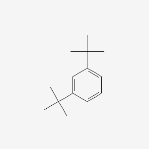 2D Lewis structure of 1,3-di-tert-butylbenzene