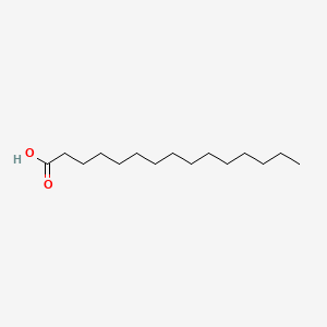 2D structure of pentadecanoic acid