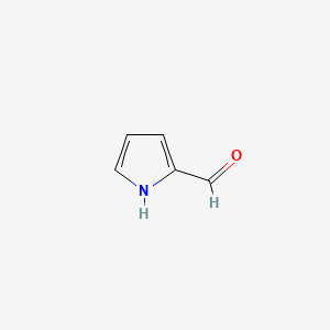 2D Lewis structure of 2-formylpyrrole