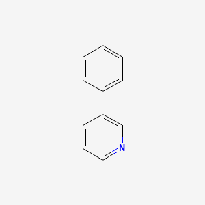 2D Lewis structure of 3-phenylpyridine