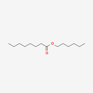 2D structure of hexyl octanoate