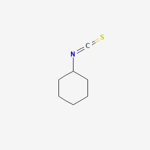2D Lewis structure of cyclohexyl isothiocyanate