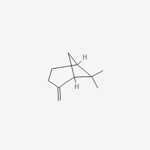 2D Lewis structure of beta-pinene