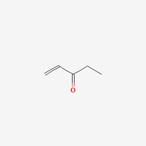 2D Lewis structure of 1-penten-3-one