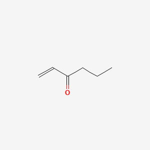 2D structure of 1-hexen-3-one