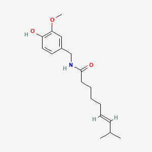 2D structure of capsaicin