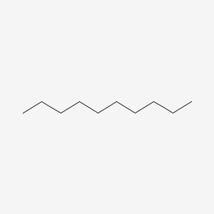 2D structure of decane