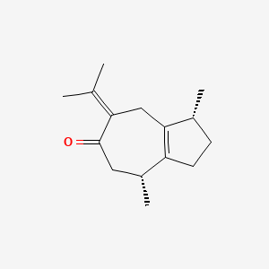2D Lewis structure of calamusenone