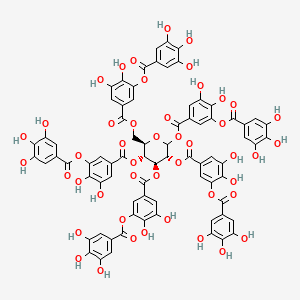 2D Lewis structure of tannic acid