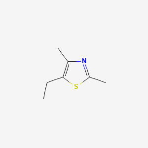 2D structure of 5-ethyl-2,4-dimethylthiazole