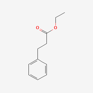2D structure of ethyl 3-phenylpropanoate