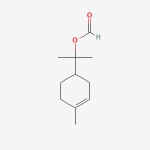 2D Lewis structure of terpinyl formate