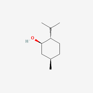 2D Lewis structure of l-menthol