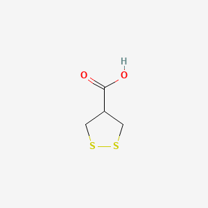 2D Lewis structure of asparagusic acid