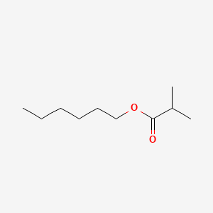 2D structure of hexyl isobutyrate
