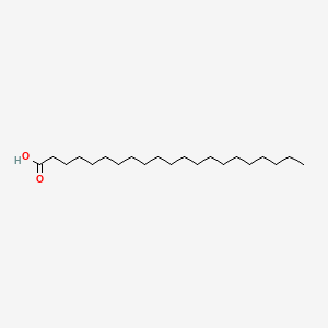2D Lewis structure of heneicosanoic acid