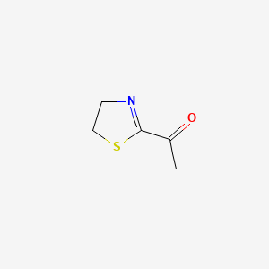 2D structure of 2-acetyl-2-thiazoline