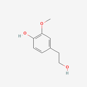 2D structure of homovanillyl alcohol
