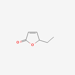 2D Lewis structure of 5-ethyl-2(5h)-furanone
