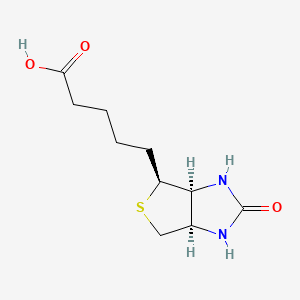 2D Lewis structure of biotin